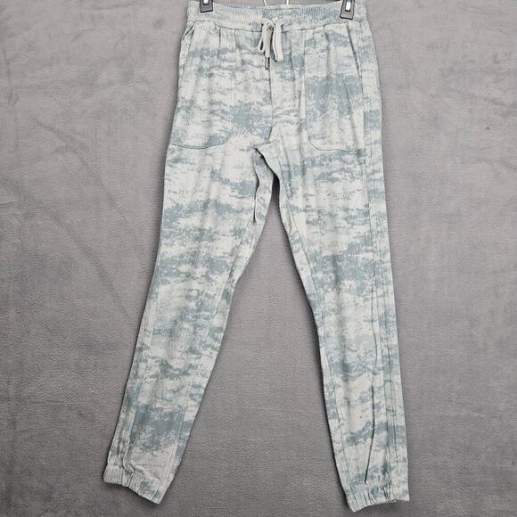 Athleta Pants - Athleta Tie Dye Jogger Pants Blue Gray Lounge Activewear XS